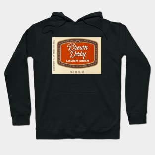 vintage  Brown Derny Beer label - discontinued Hoodie